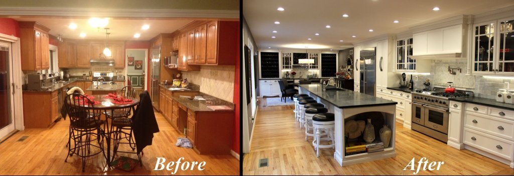 Grandior Kitchen before and after picture