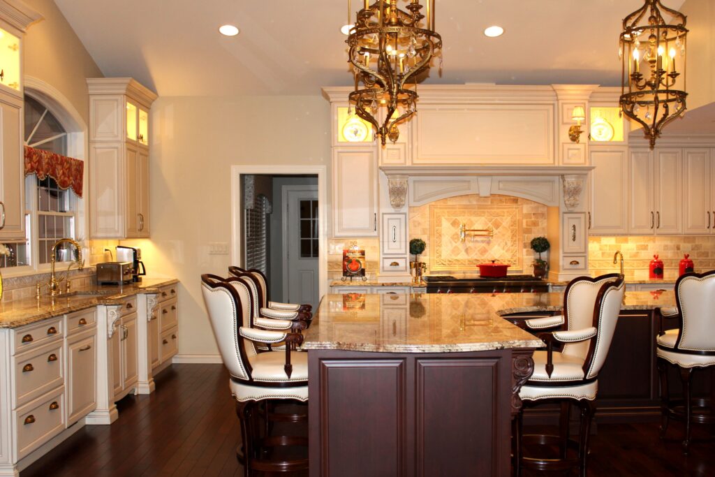 A Mediterranean Large Kitchen for A Gourmet Chef